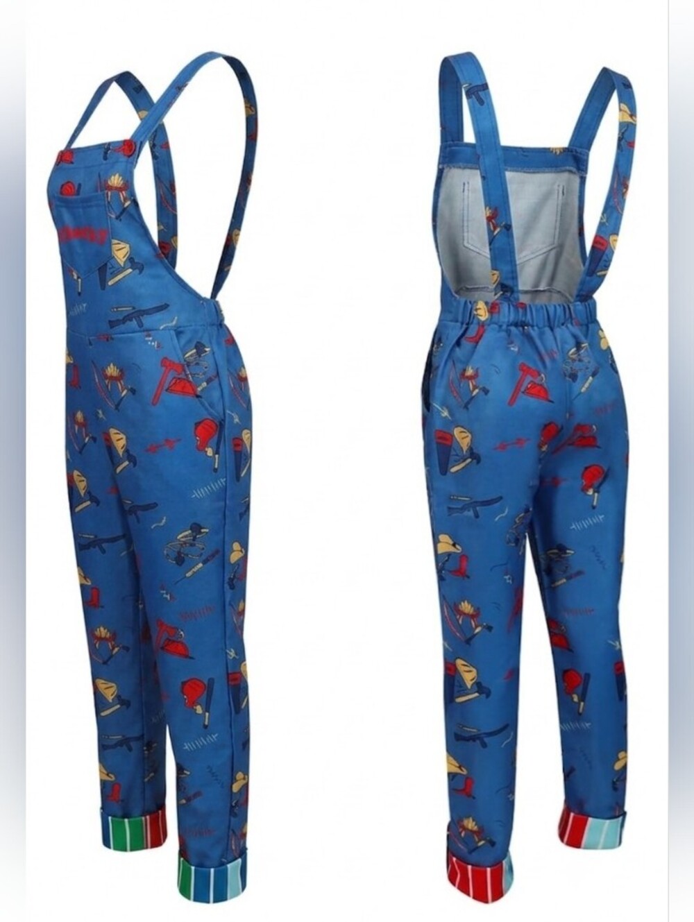 Chucky Costume Overalls Size Large NWOT (Overalls Only)